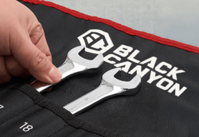 An up-close look at our Black Canyon wrenches made from premium Cr-V steel